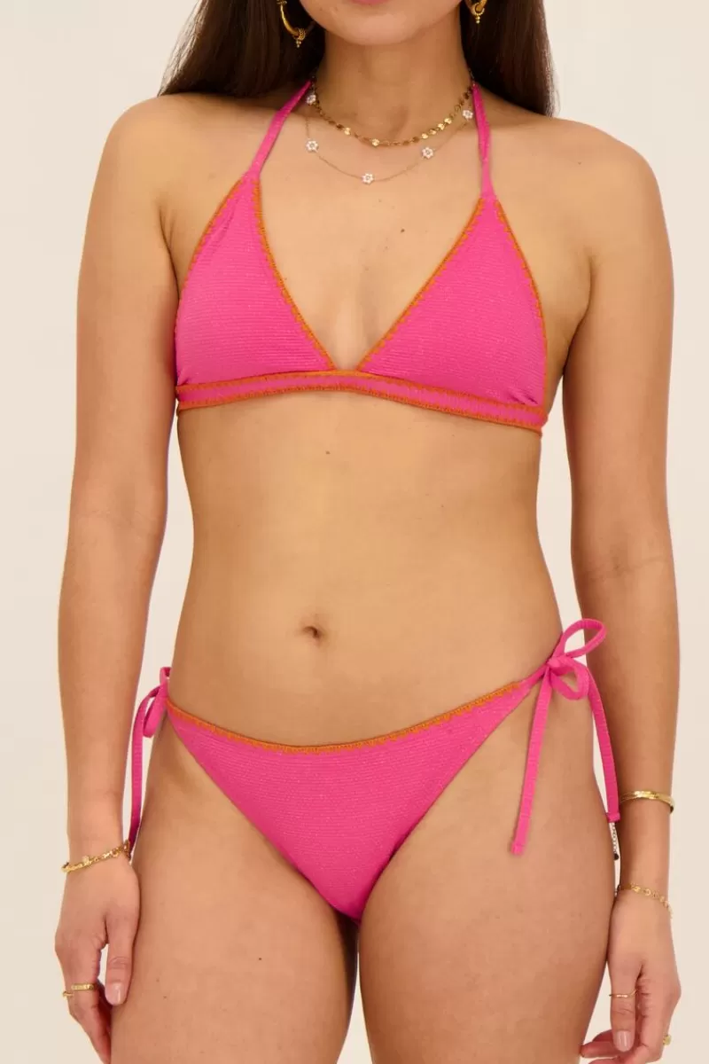 My Jewellery Bas De Bikini Rose Détail Métallisé