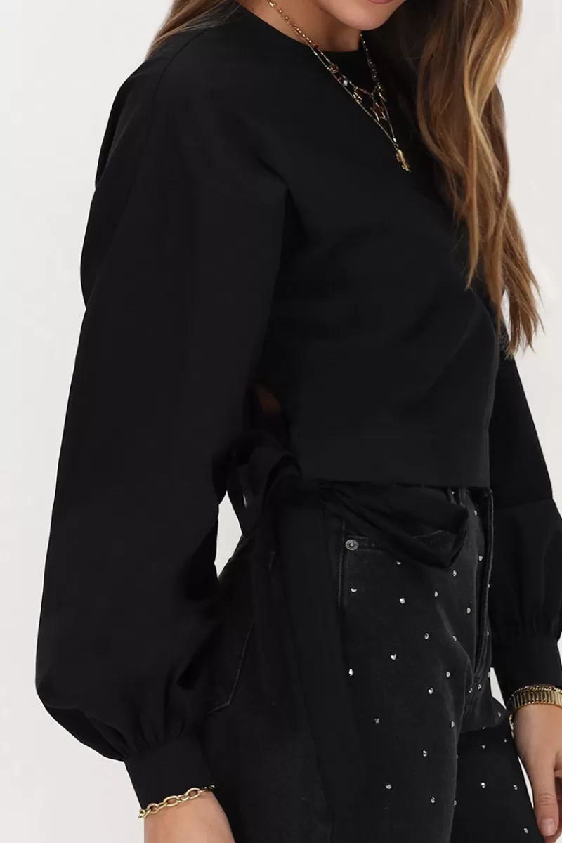 My Jewellery Blouse En Popeline e Avec Nœuds