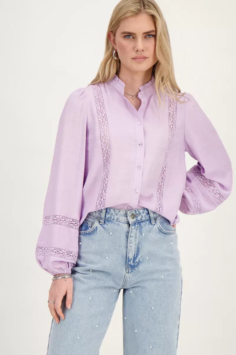 My Jewellery Blouse Lilas à Dentelle
