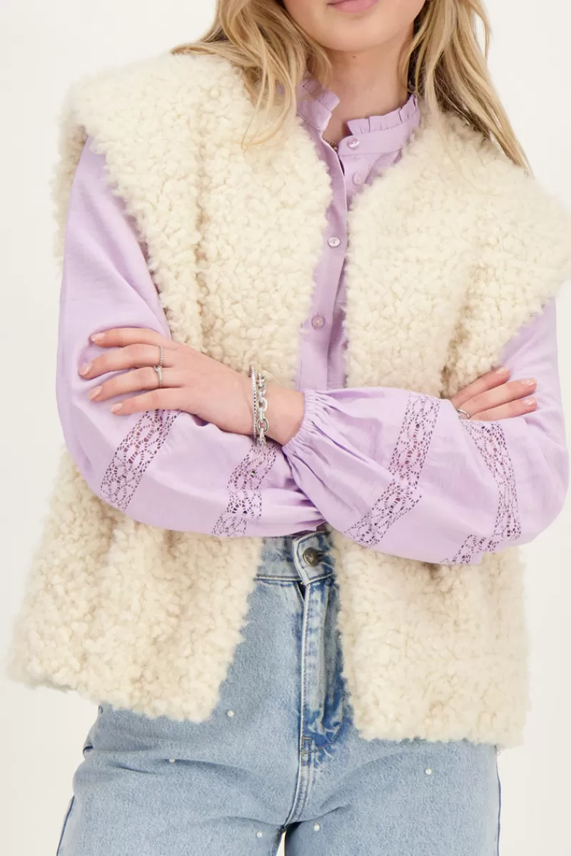 My Jewellery Blouse Lilas à Dentelle