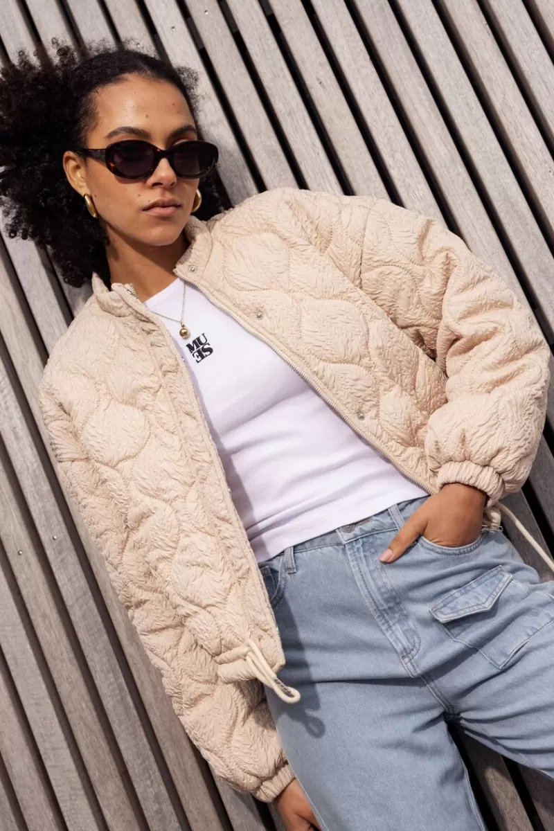 My Jewellery Bomber Beige Matelassé