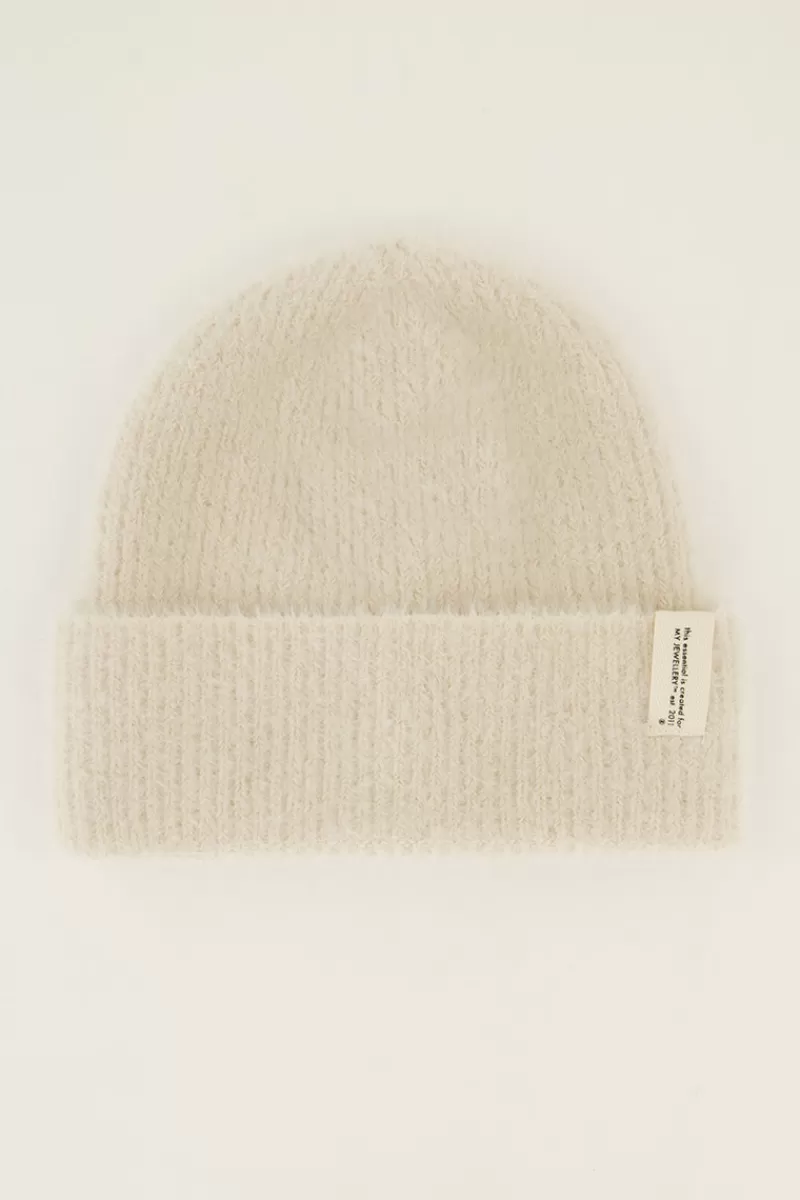 My Jewellery Bonnet Beige Poilu