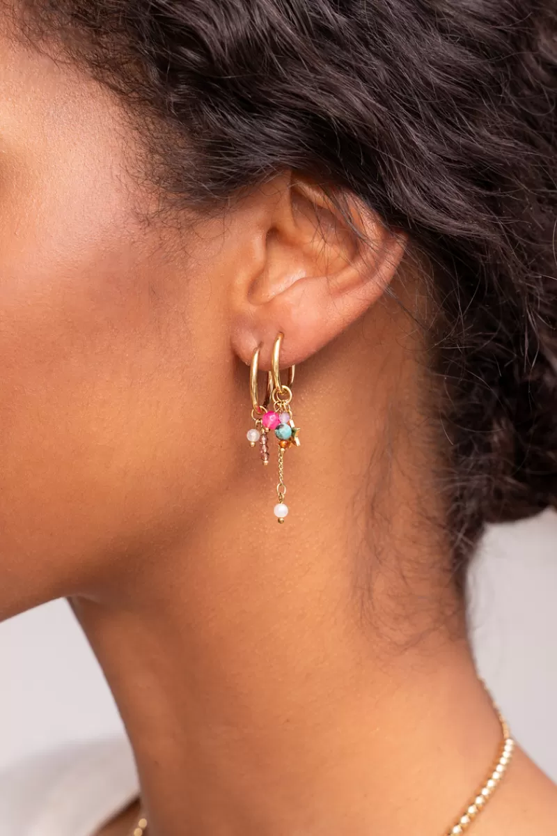 My Jewellery Boucle D'oreille Unique Avec Petites Perles