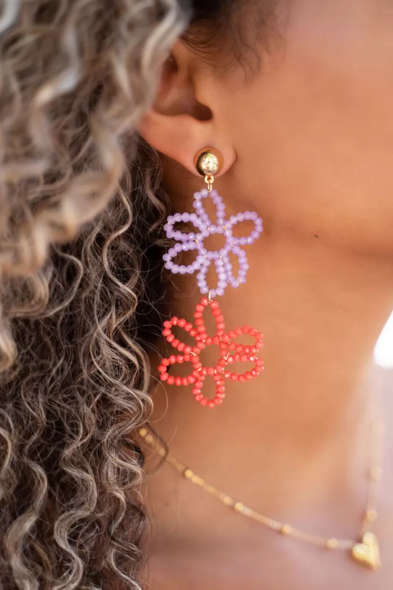 My Jewellery Boucles D'oreilles à Fleurs Tendance