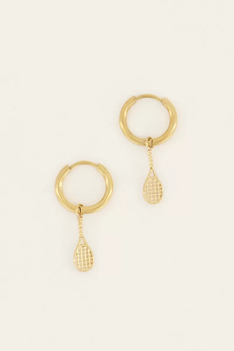 My Jewellery Boucles D'oreilles Avec “Candy Couture” Raquettes De Tennis
