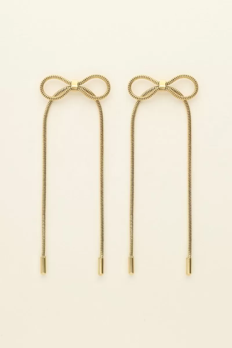 My Jewellery Boucles D'oreilles Avec Cordons Et Nœud