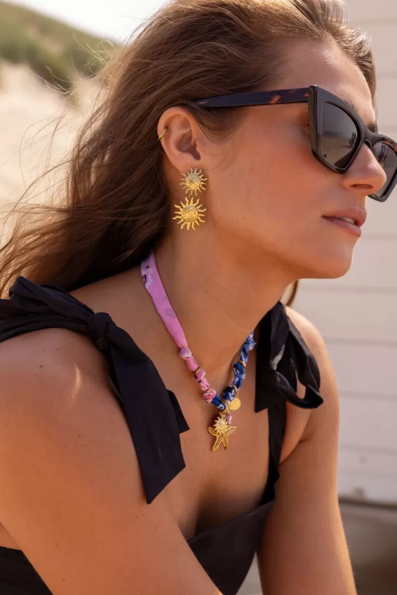 My Jewellery Boucles D'oreilles Avec Deux Soleils