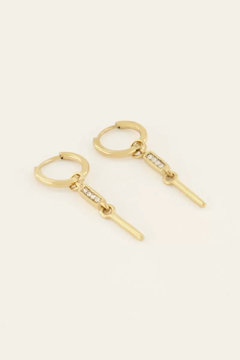 My Jewellery Boucles D’oreilles Avec Pierre Et Tige