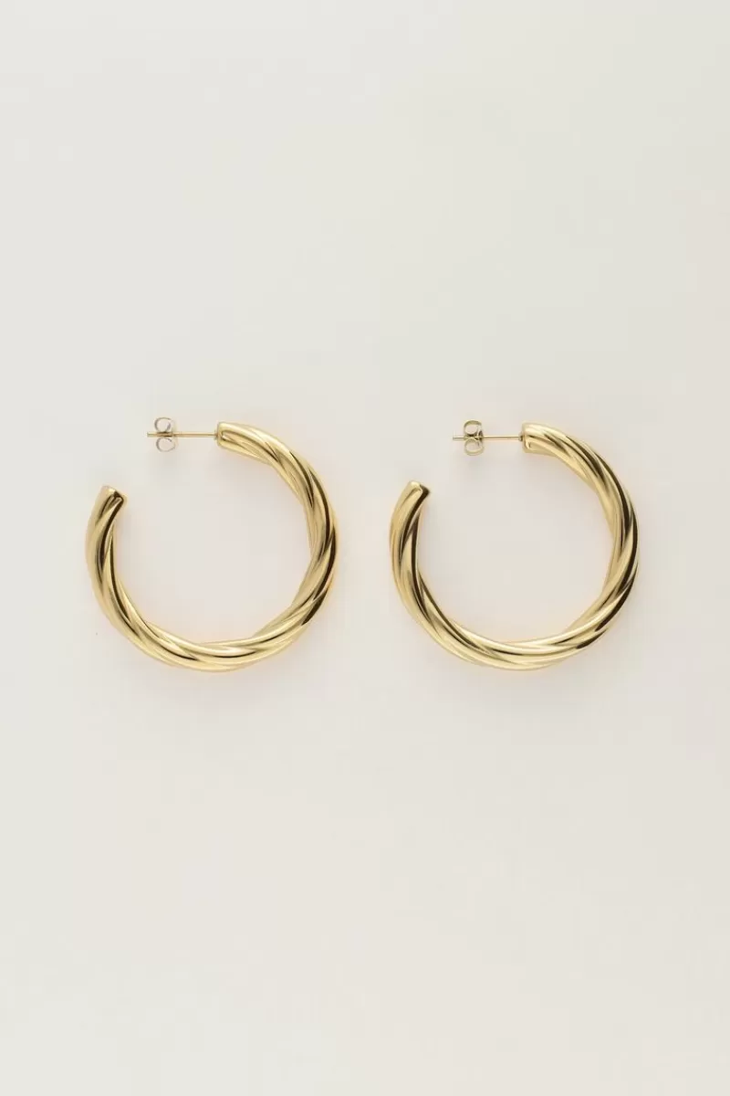 My Jewellery Boucles D’oreilles Avec Torsade épaisse