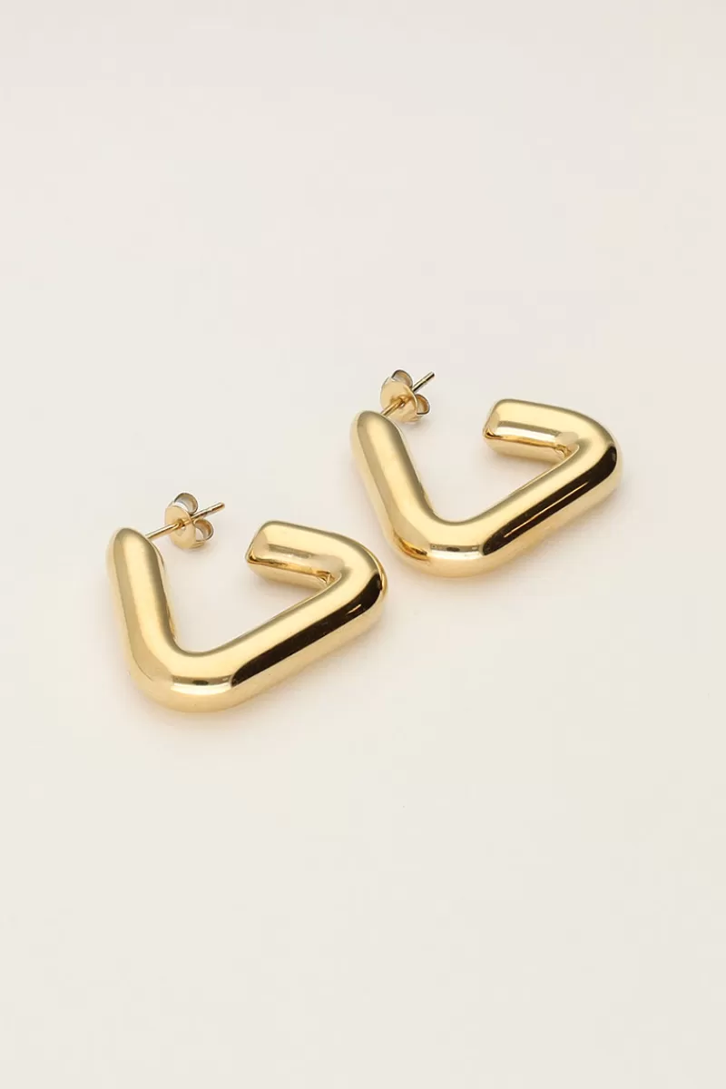 My Jewellery Boucles D'oreilles Bold Triangulaires