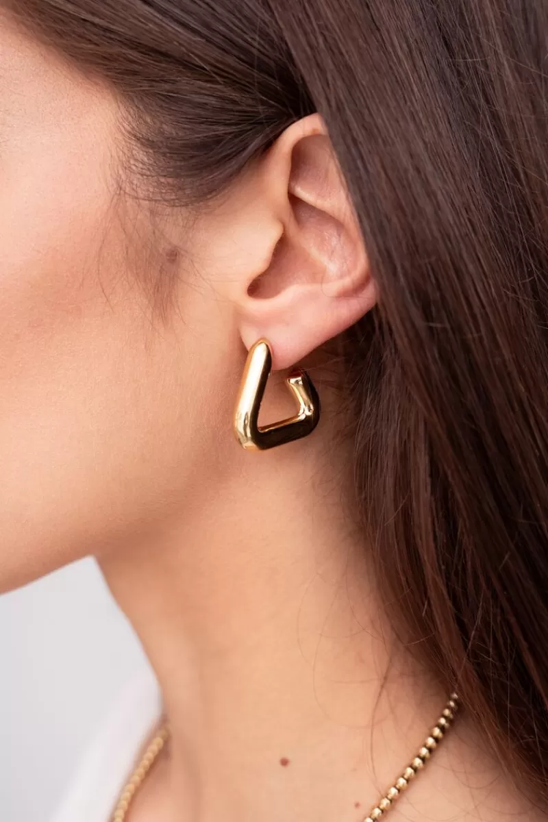 My Jewellery Boucles D'oreilles Bold Triangulaires