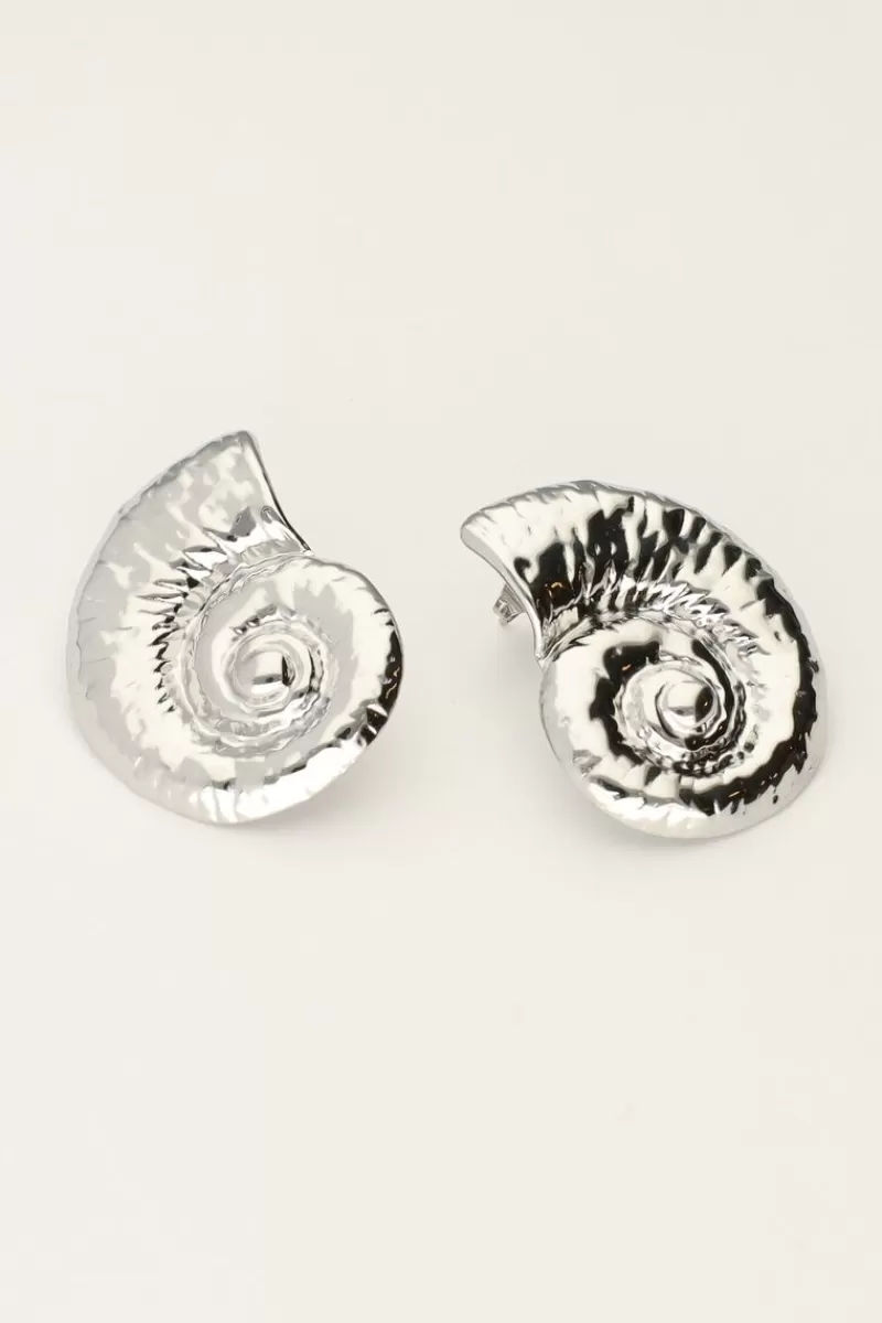 My Jewellery Boucles D'oreilles Clous D'oreilles Avec Gros Coquillage