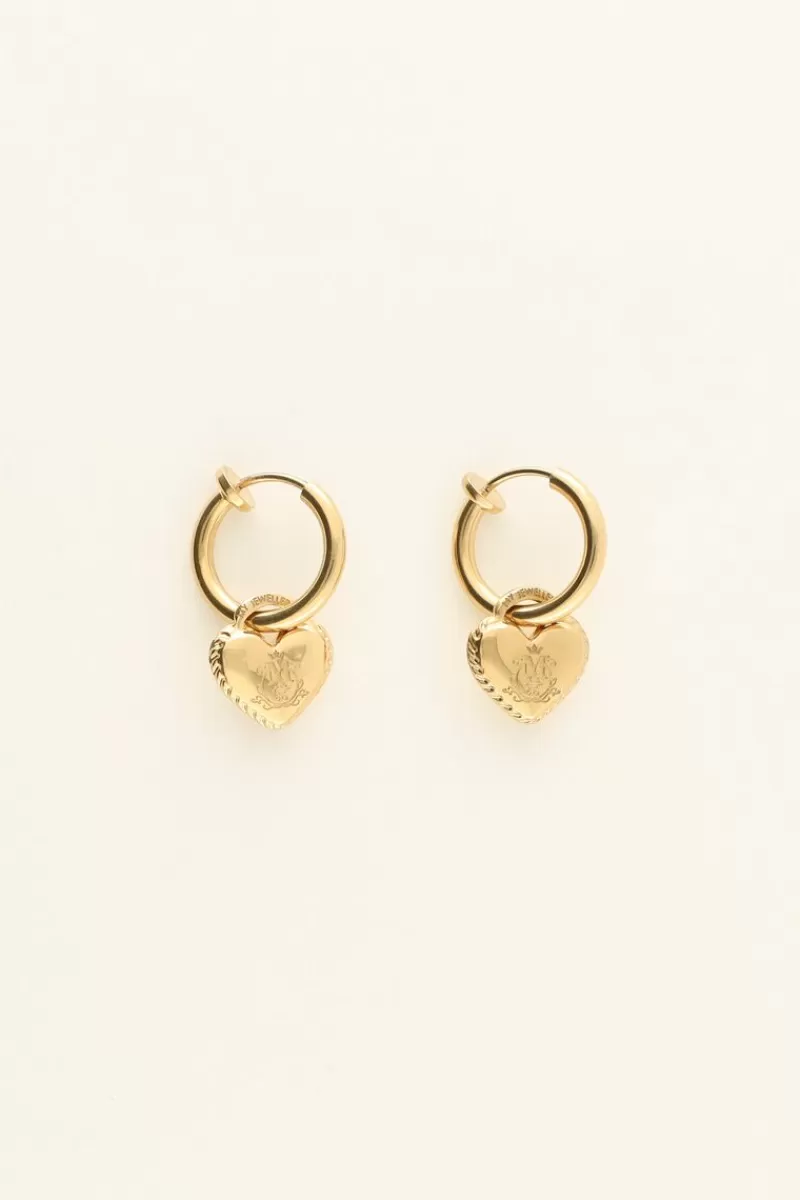 My Jewellery Boucles D’oreilles Coeur à Clip