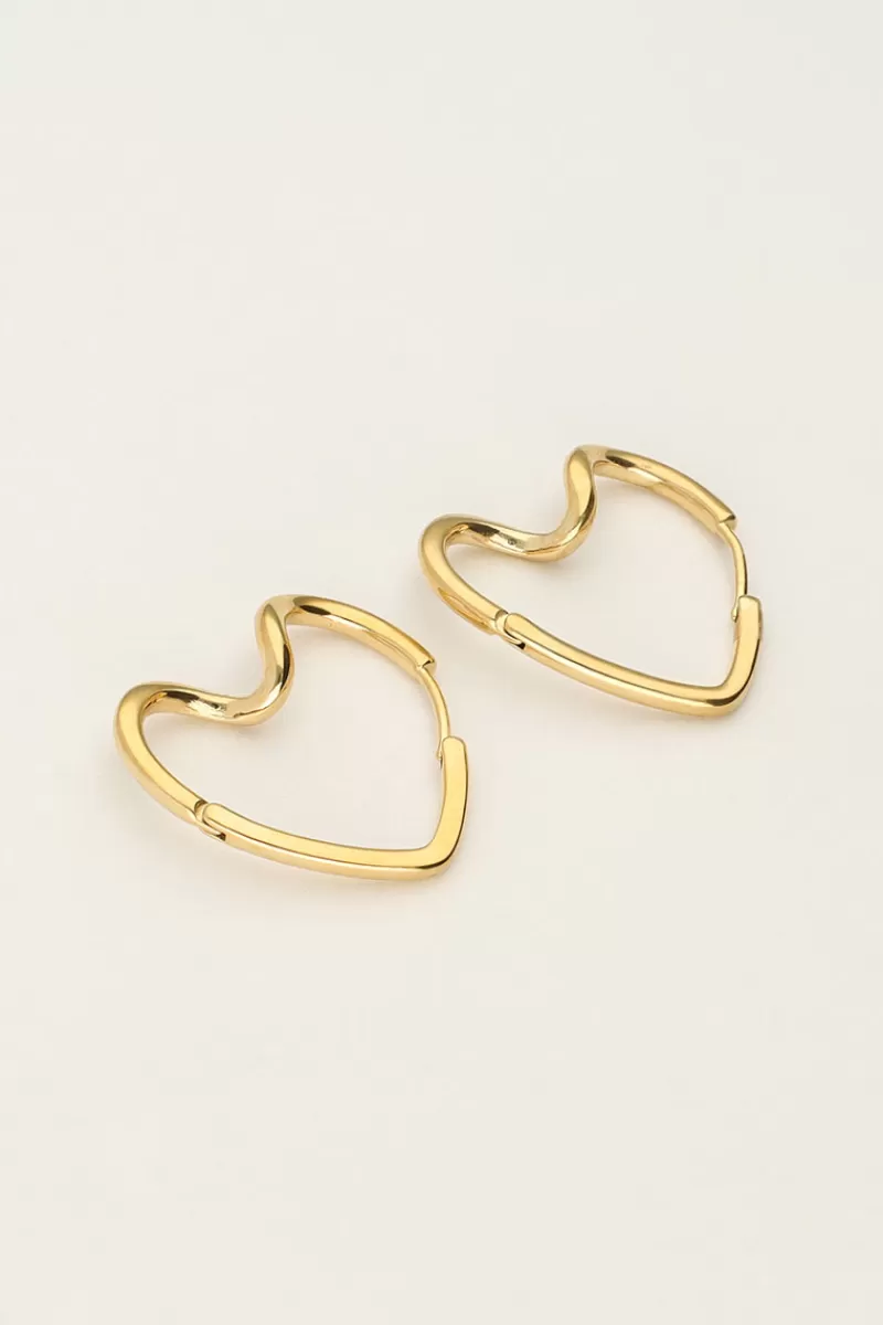My Jewellery Boucles D'oreilles Coeur Tourbillon