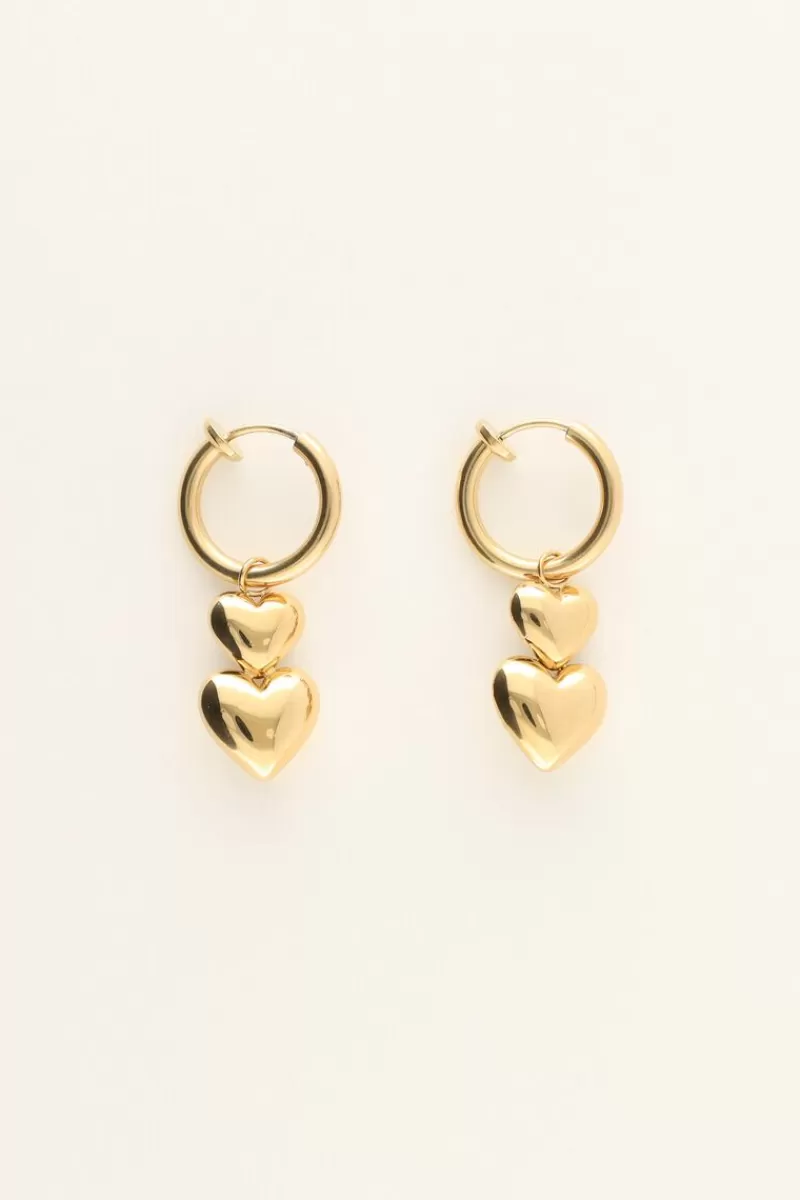 My Jewellery Boucles D’oreilles Coeurs à Clip