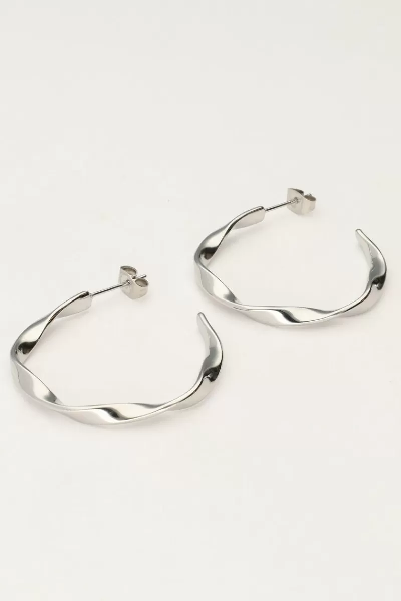 My Jewellery Boucles D'oreilles Créoles Torsadées