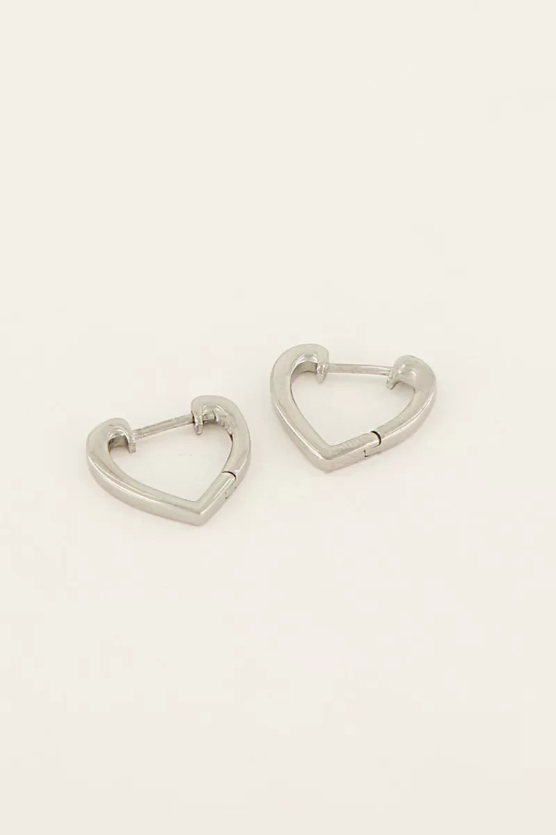 My Jewellery Boucles D’oreilles Cœur Ouvert