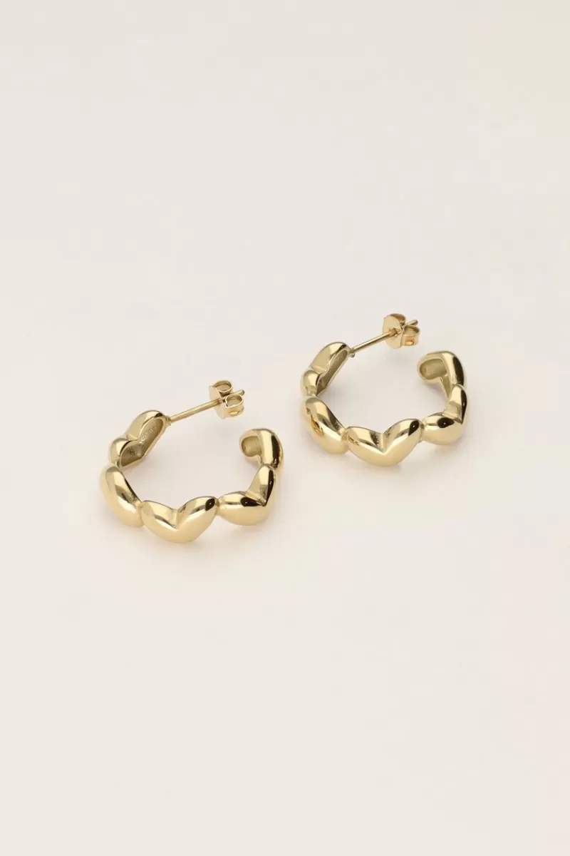 My Jewellery Boucles D'oreilles En Forme De Cœur