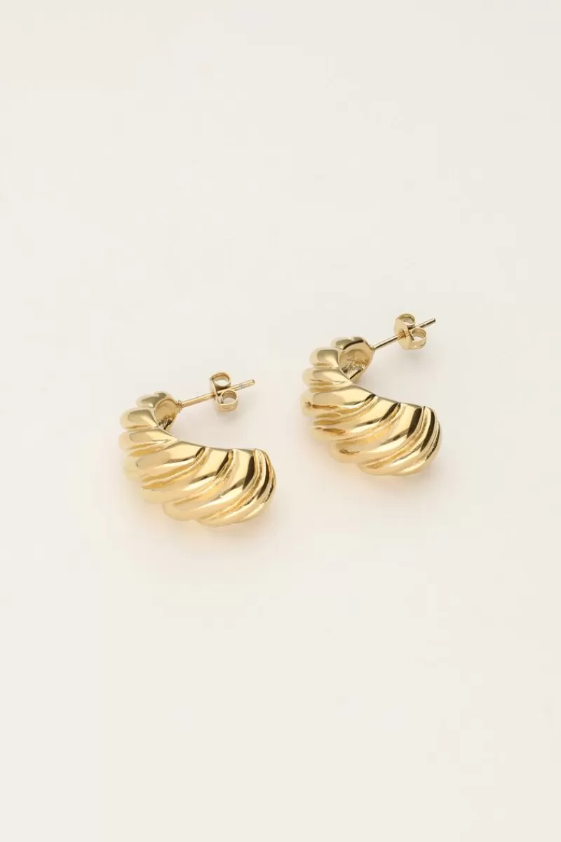 My Jewellery Boucles D'oreilles Gouttes Avec Petits Rebords