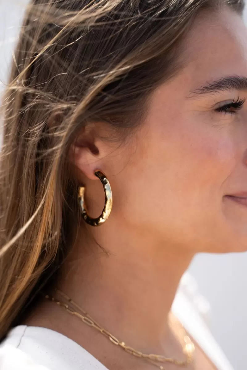 My Jewellery Boucles D'oreilles Martelées