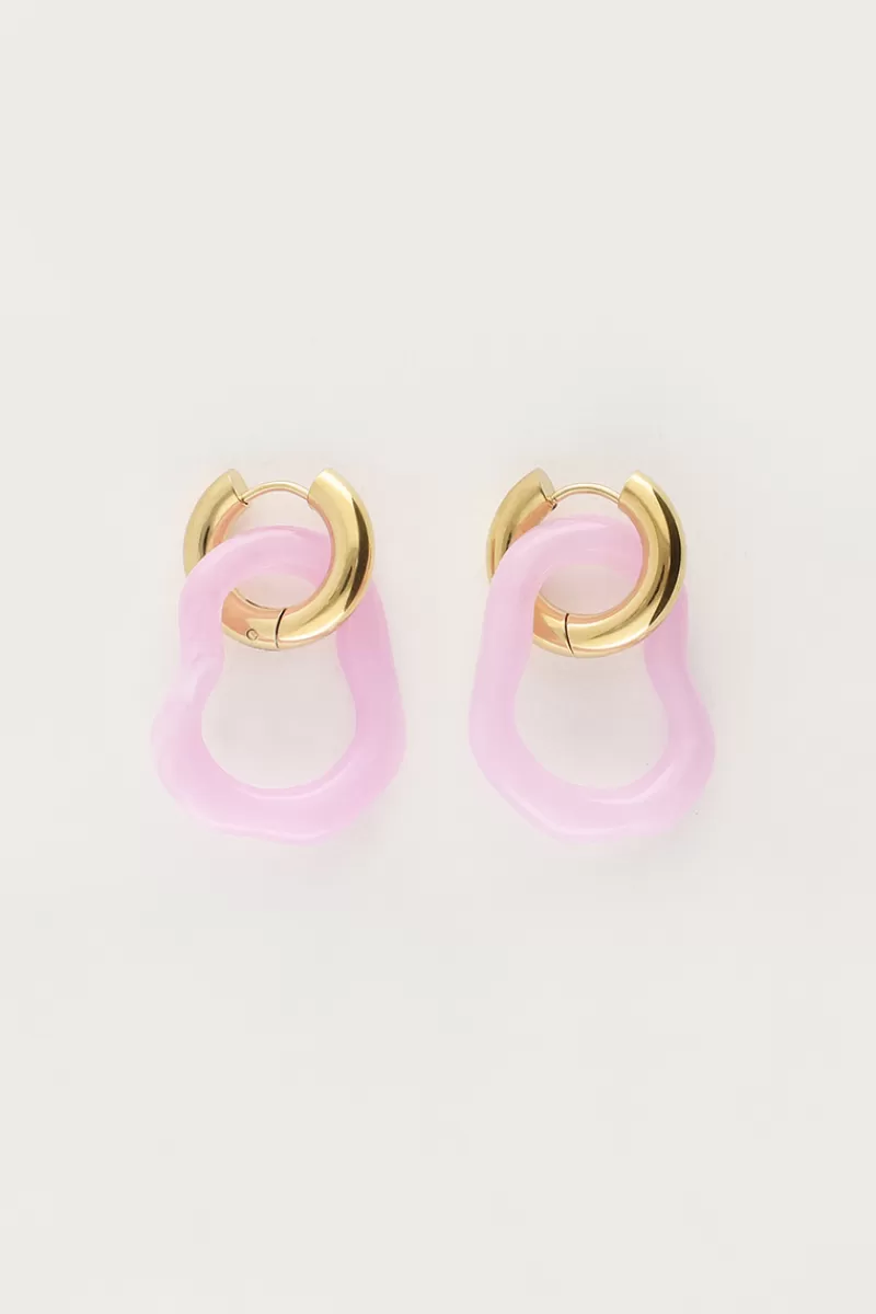 My Jewellery Boucles D'oreilles Océan Mini Lilas