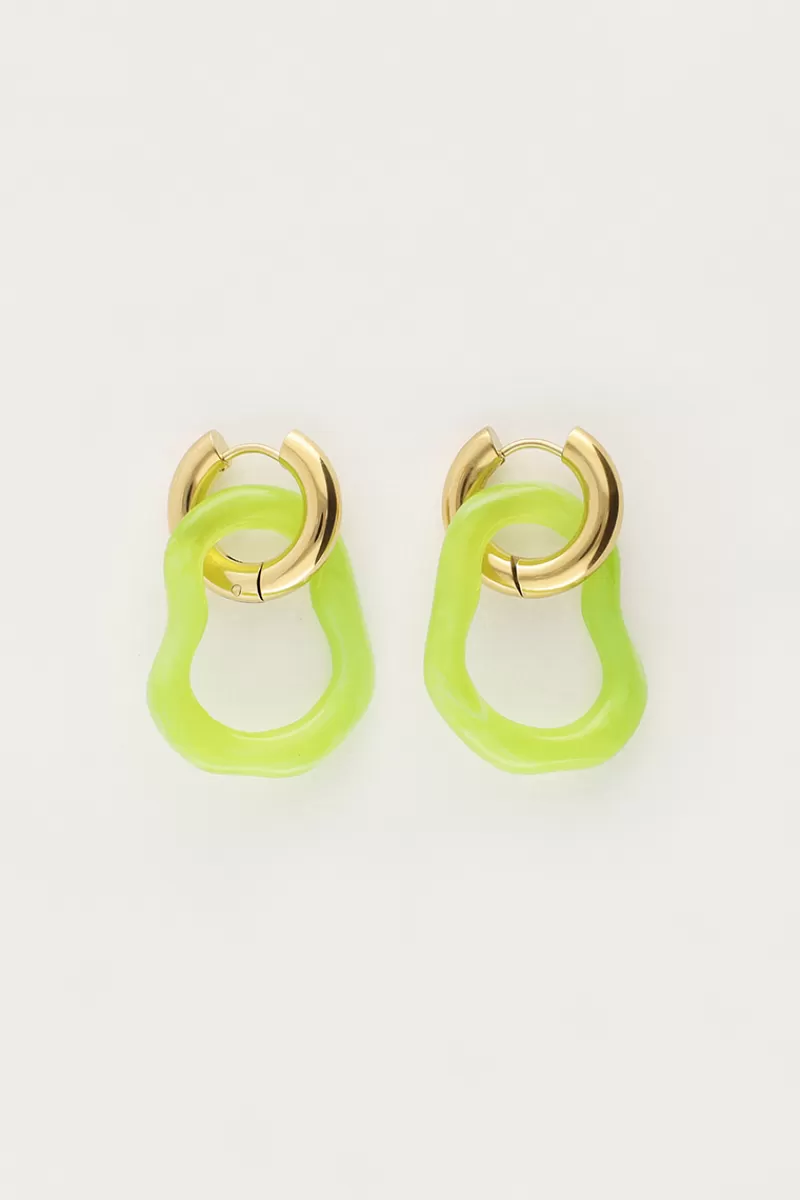 My Jewellery Boucles D'oreilles Océan Mini Vert