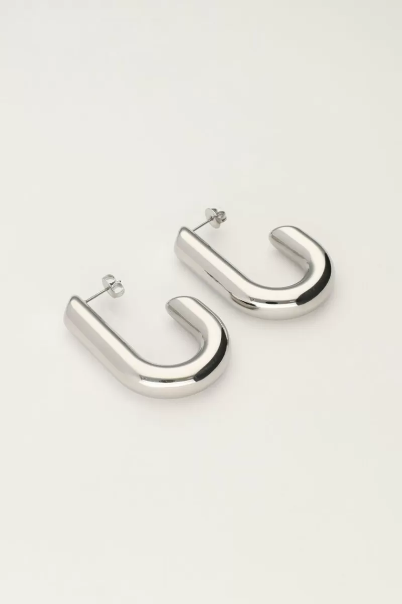 My Jewellery Boucles D'oreilles Ovales Ouvertes