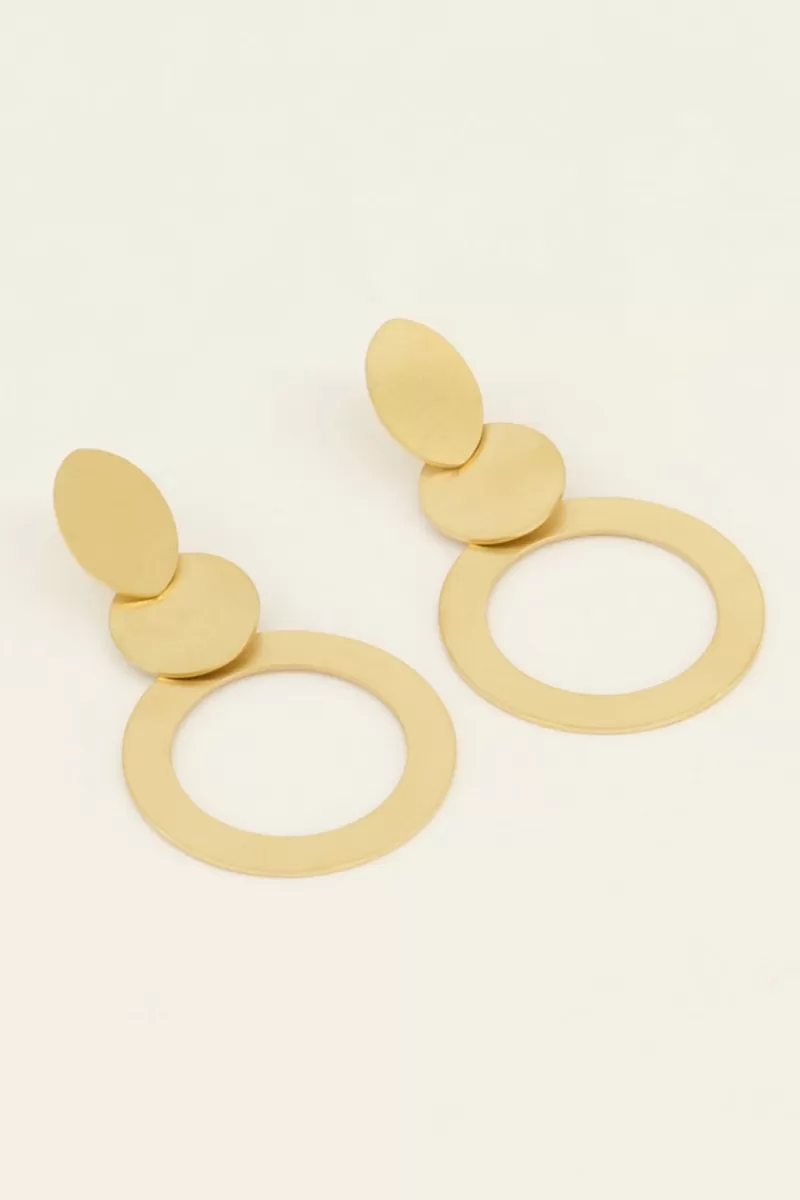My Jewellery Boucles D'oreilles Pendantes à Anneaux