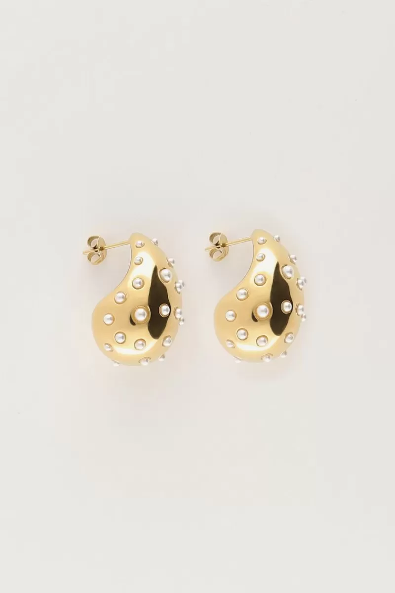 My Jewellery Boucles D'oreilles Pendantes Avec Perles