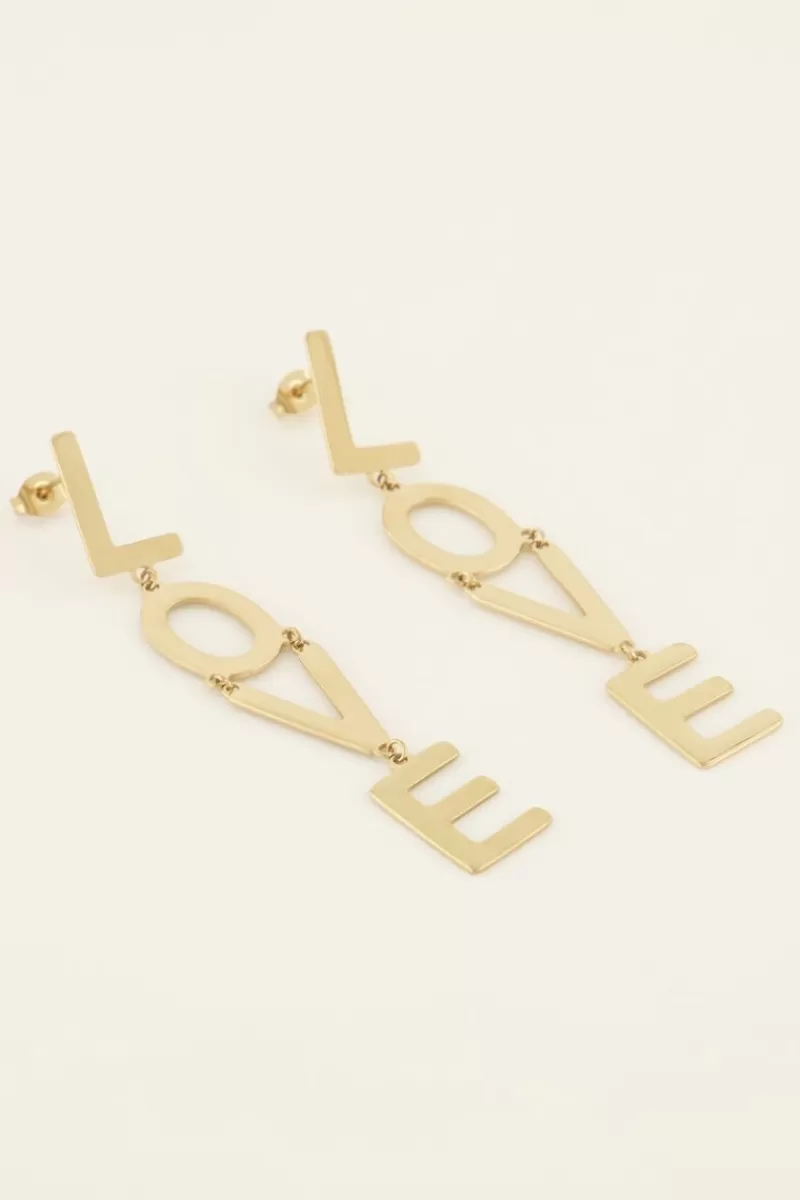 My Jewellery Boucles D’oreilles Pendantes LOVE