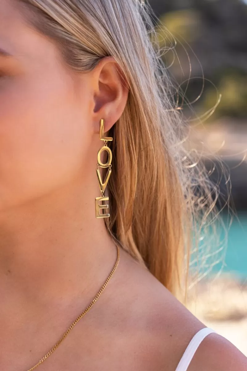 My Jewellery Boucles D’oreilles Pendantes LOVE