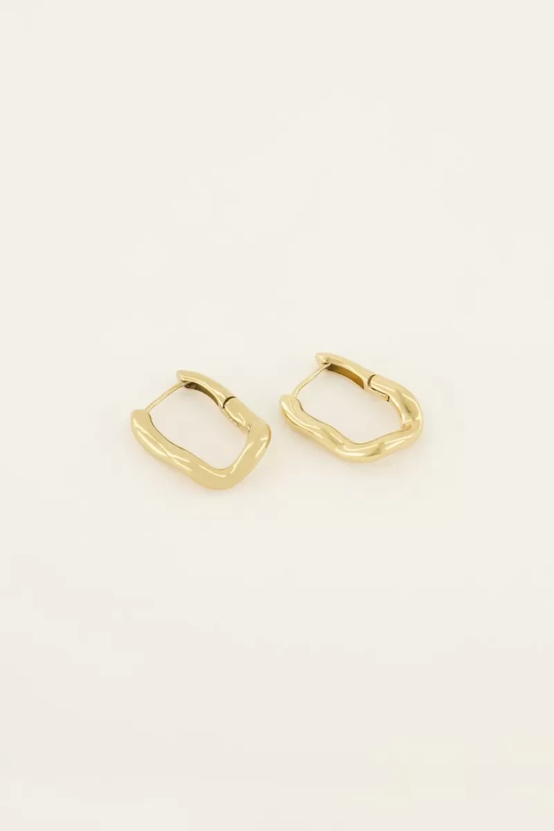 My Jewellery Boucles D’oreilles Pendantes Swirl Ovale