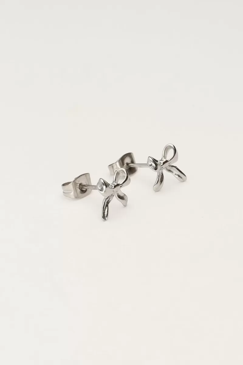 My Jewellery Boucles D'oreilles Petits Nœuds Cloutés