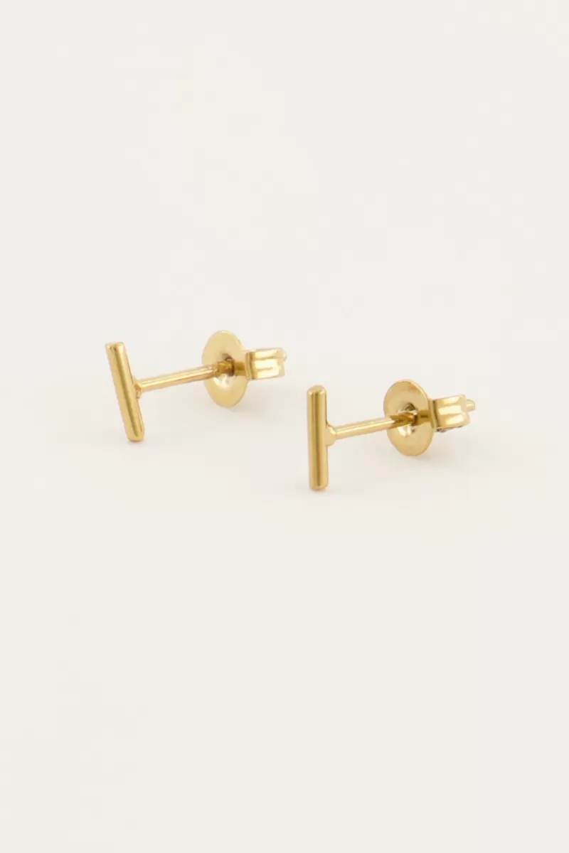 Homme My Jewellery Boucles D’oreilles Puces Bâton