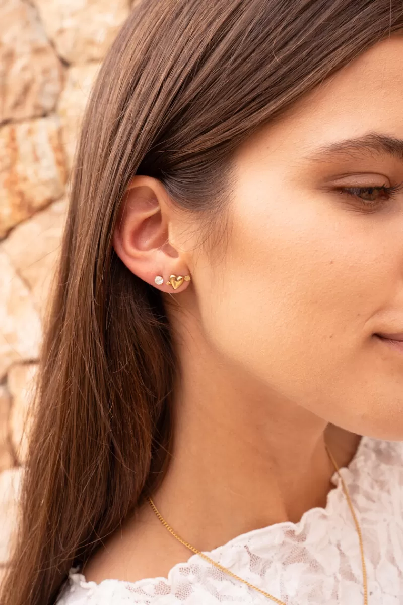 My Jewellery Boucles D'oreilles Puces Cupidon