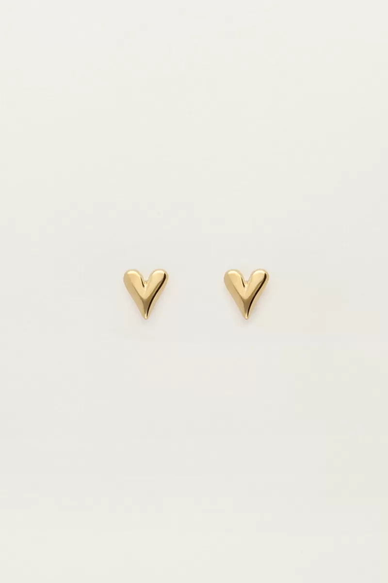 My Jewellery Boucles D'oreilles Puces Mini-cœur