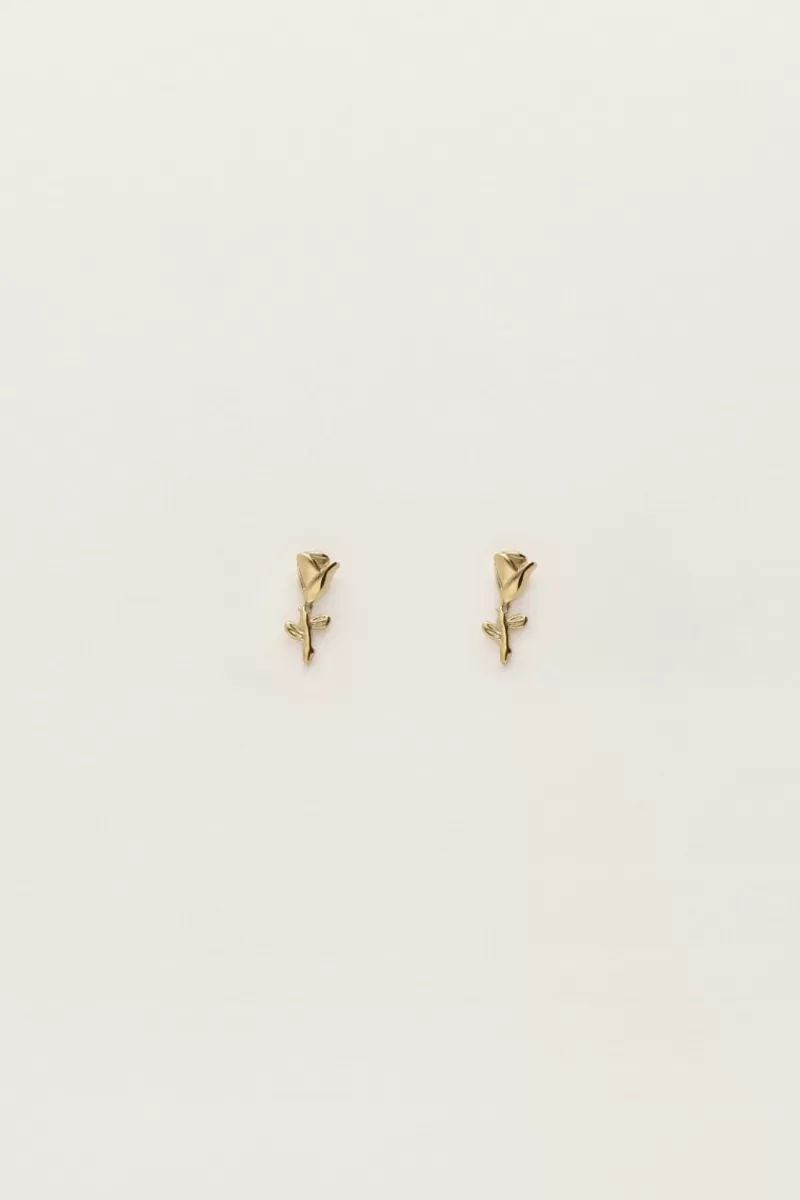 My Jewellery Boucles D'oreilles Puces Rose