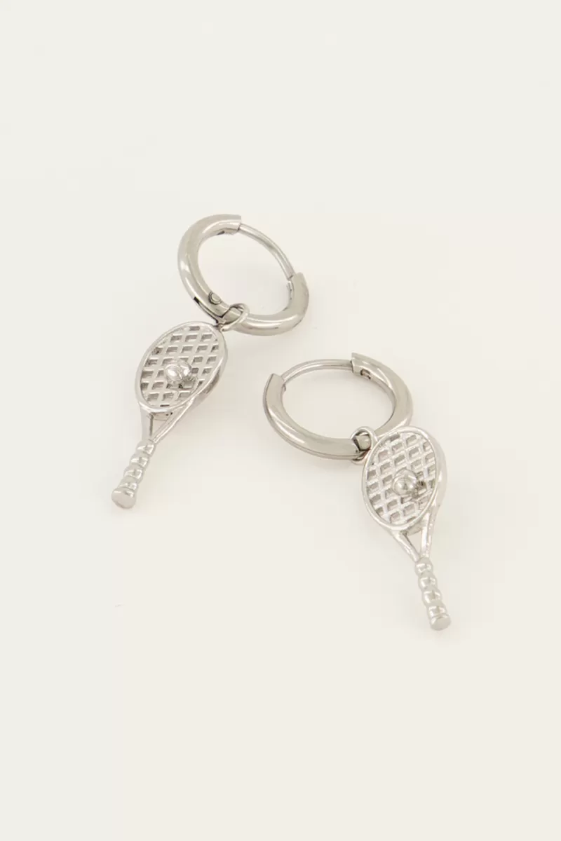 My Jewellery Boucles D’oreilles Raquette De Tennis