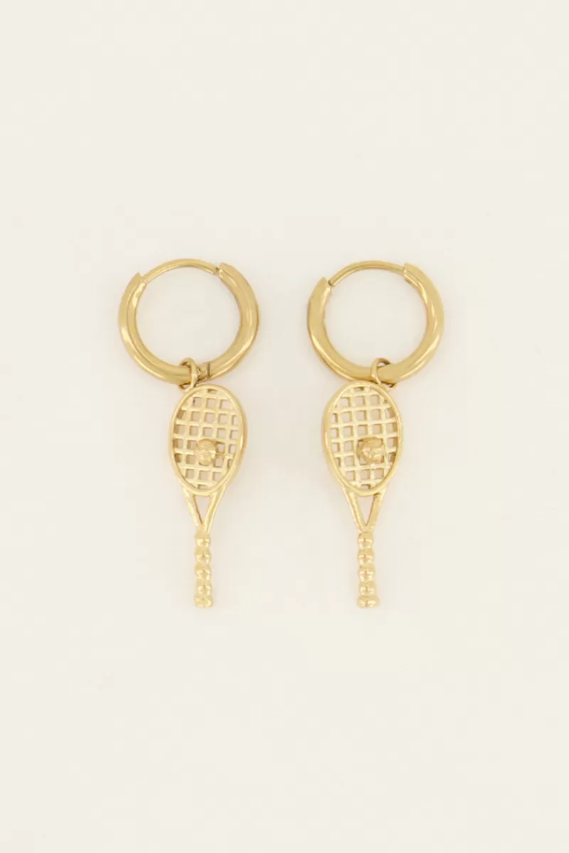 My Jewellery Boucles D’oreilles Raquette De Tennis