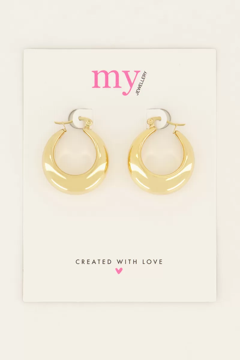 My Jewellery Boucles D’oreilles 70’s Brillantes