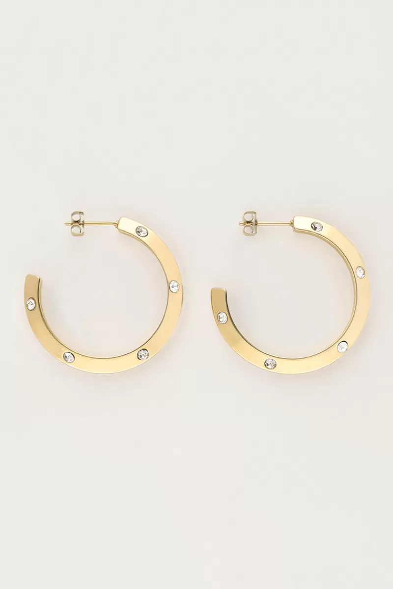 My Jewellery Boucles D'oreilles Starry Avec Strass
