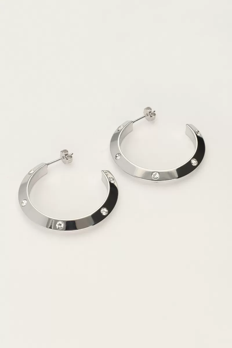 My Jewellery Boucles D'oreilles Starry Avec Strass