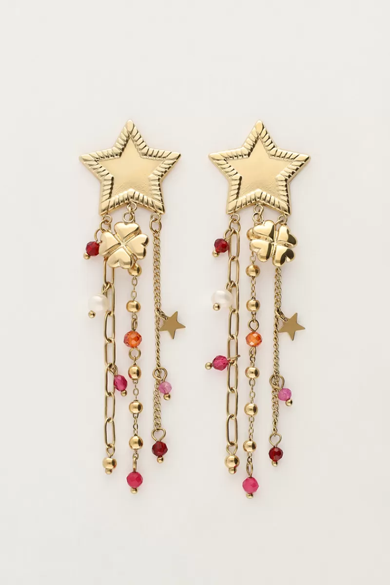 My Jewellery Boucles D'oreilles Starry Avec étoile Et Perles