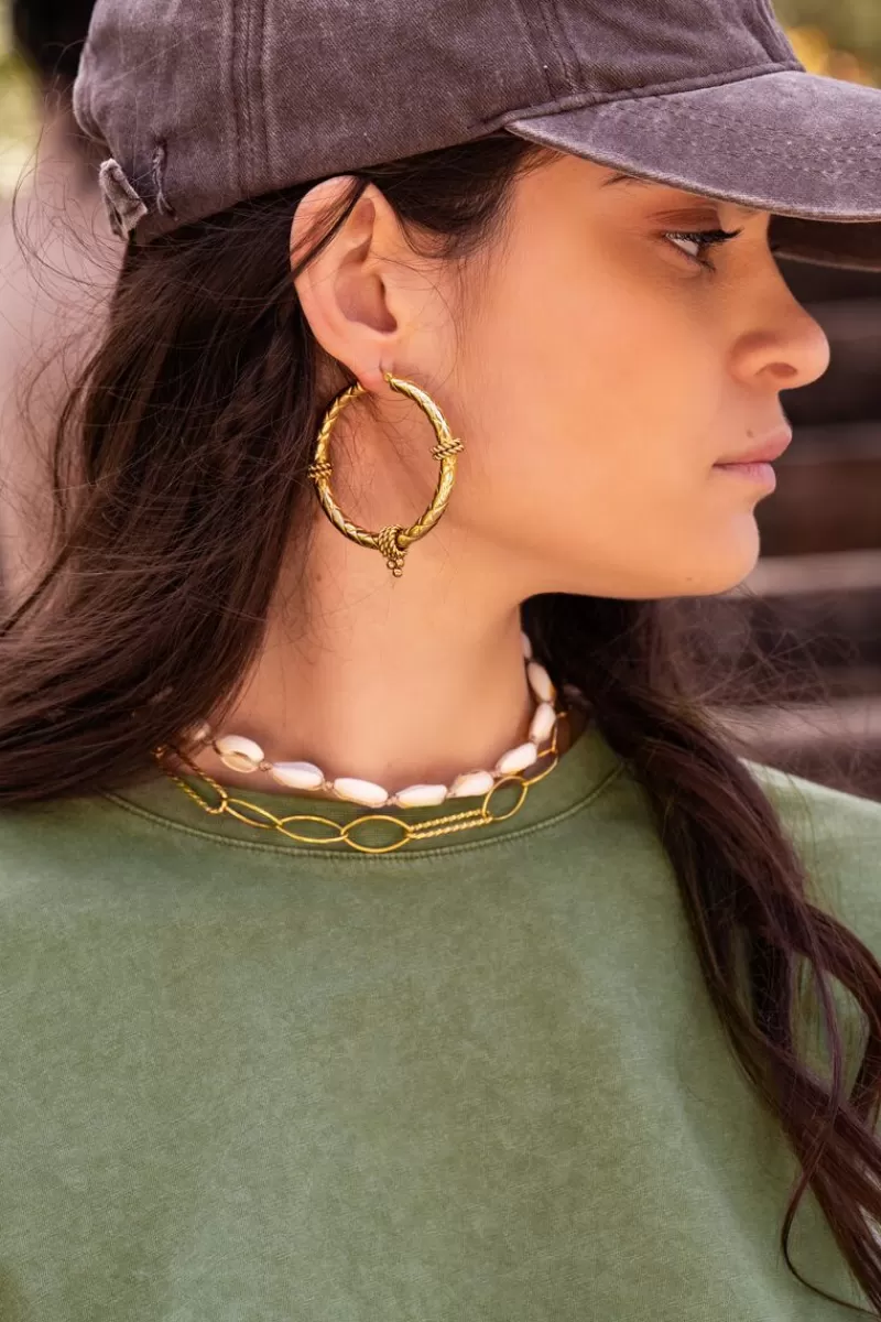 My Jewellery Boucles D’oreilles Swirl Avec Structure