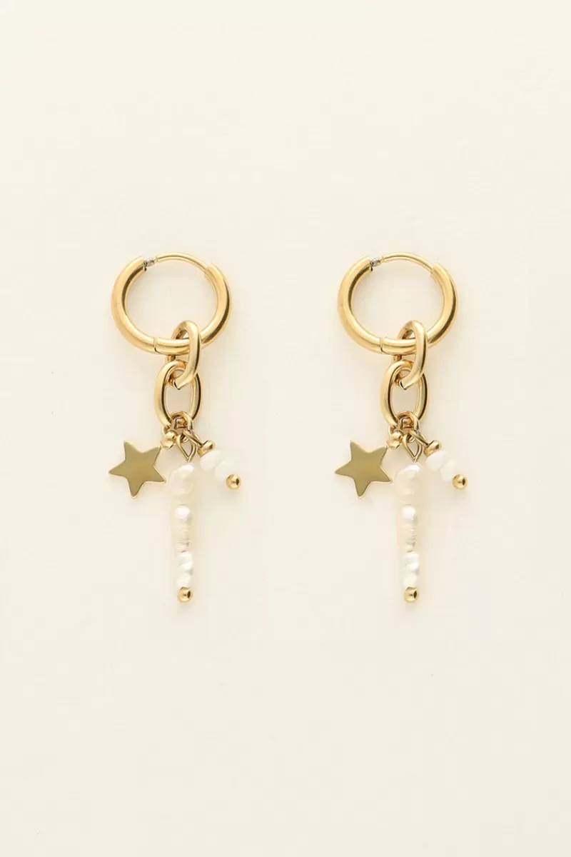 My Jewellery Boucles D’oreilles étoile Et Perles
