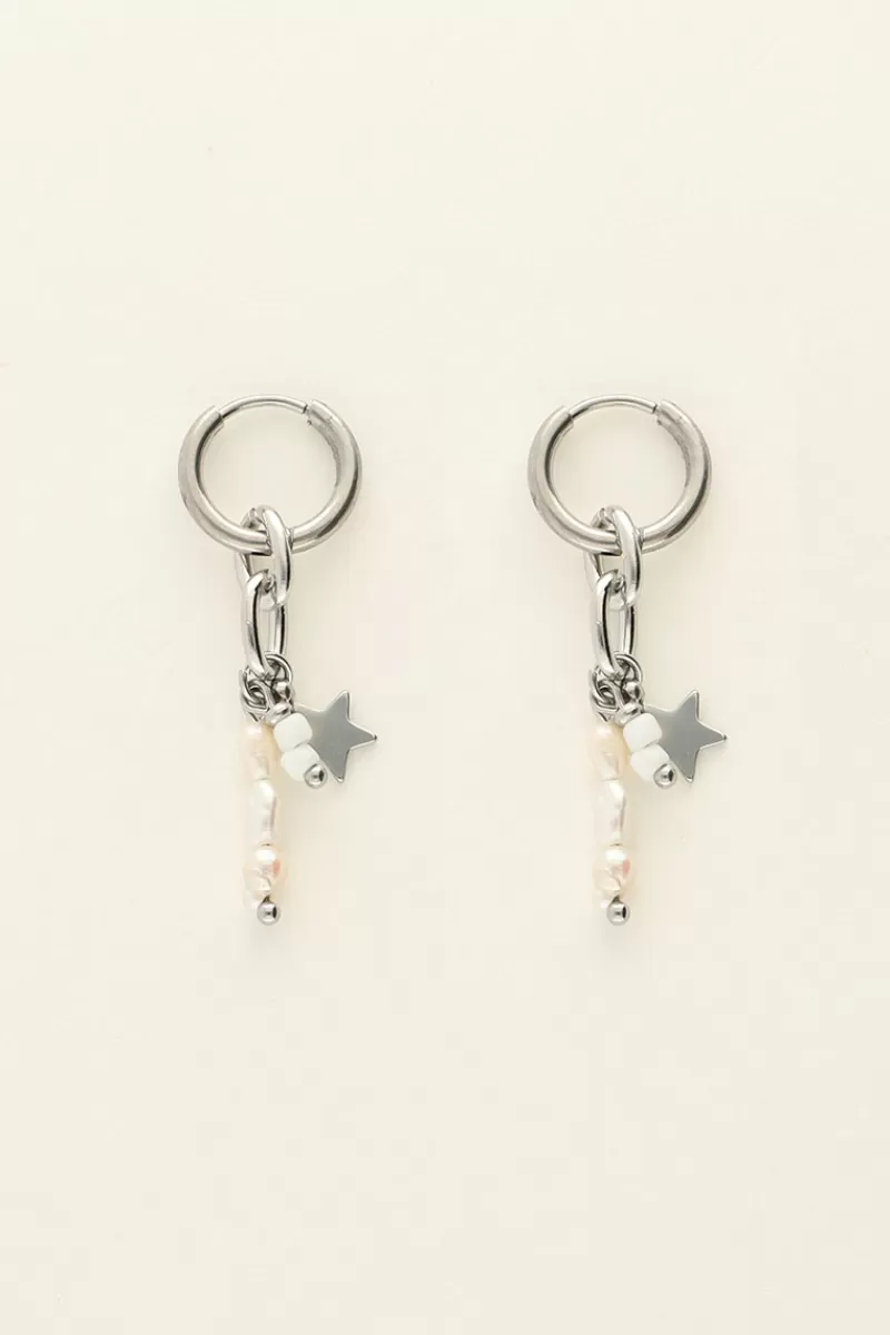 My Jewellery Boucles D’oreilles étoile Et Perles