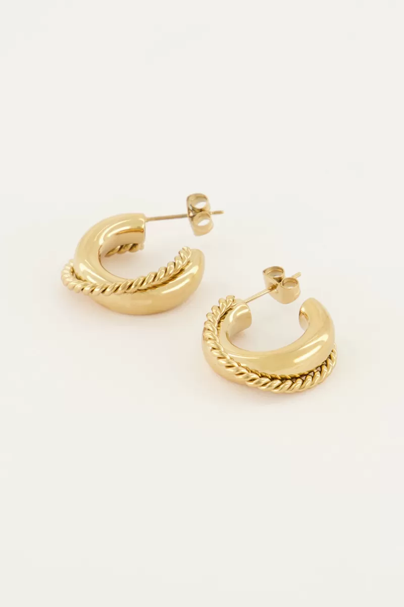My Jewellery Boucles D’oreilles Torsadées