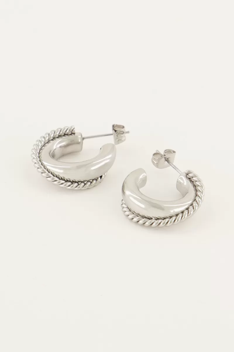 My Jewellery Boucles D’oreilles Torsadées