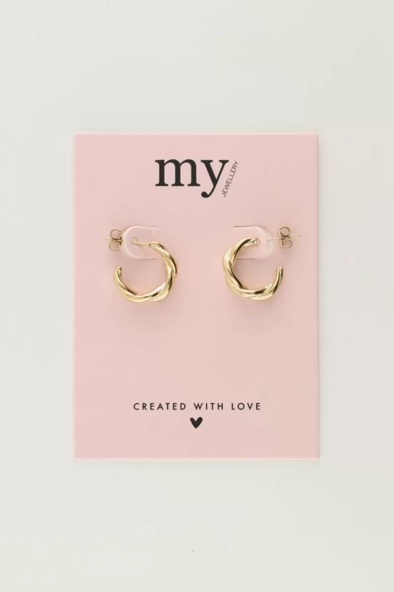 My Jewellery Boucles D’oreilles Torsadées
