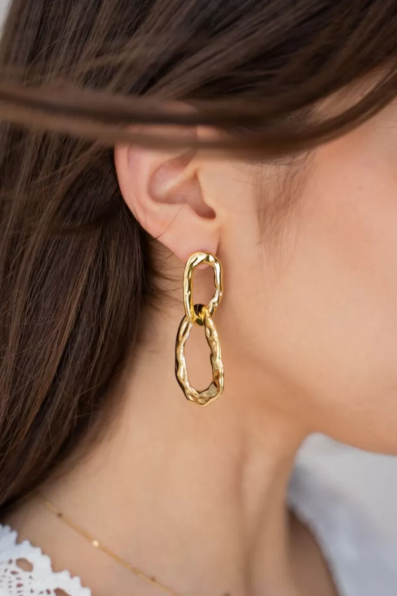 My Jewellery Boucles D'oreilles Vintage Avec Anneaux Ovales